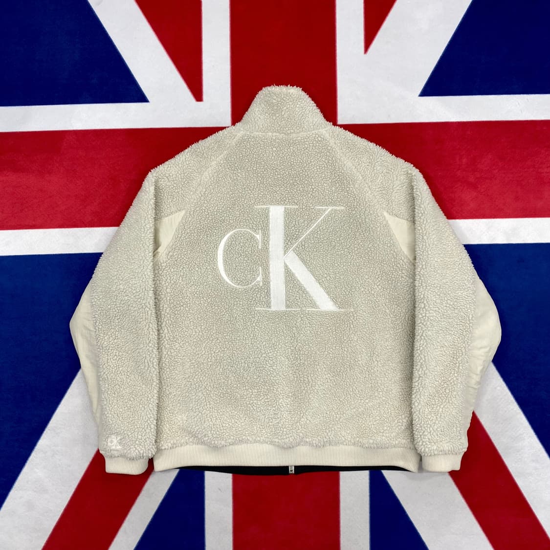 캘빈클라인 리버시블 플리스자켓 L 실측 XL  상품이미지2