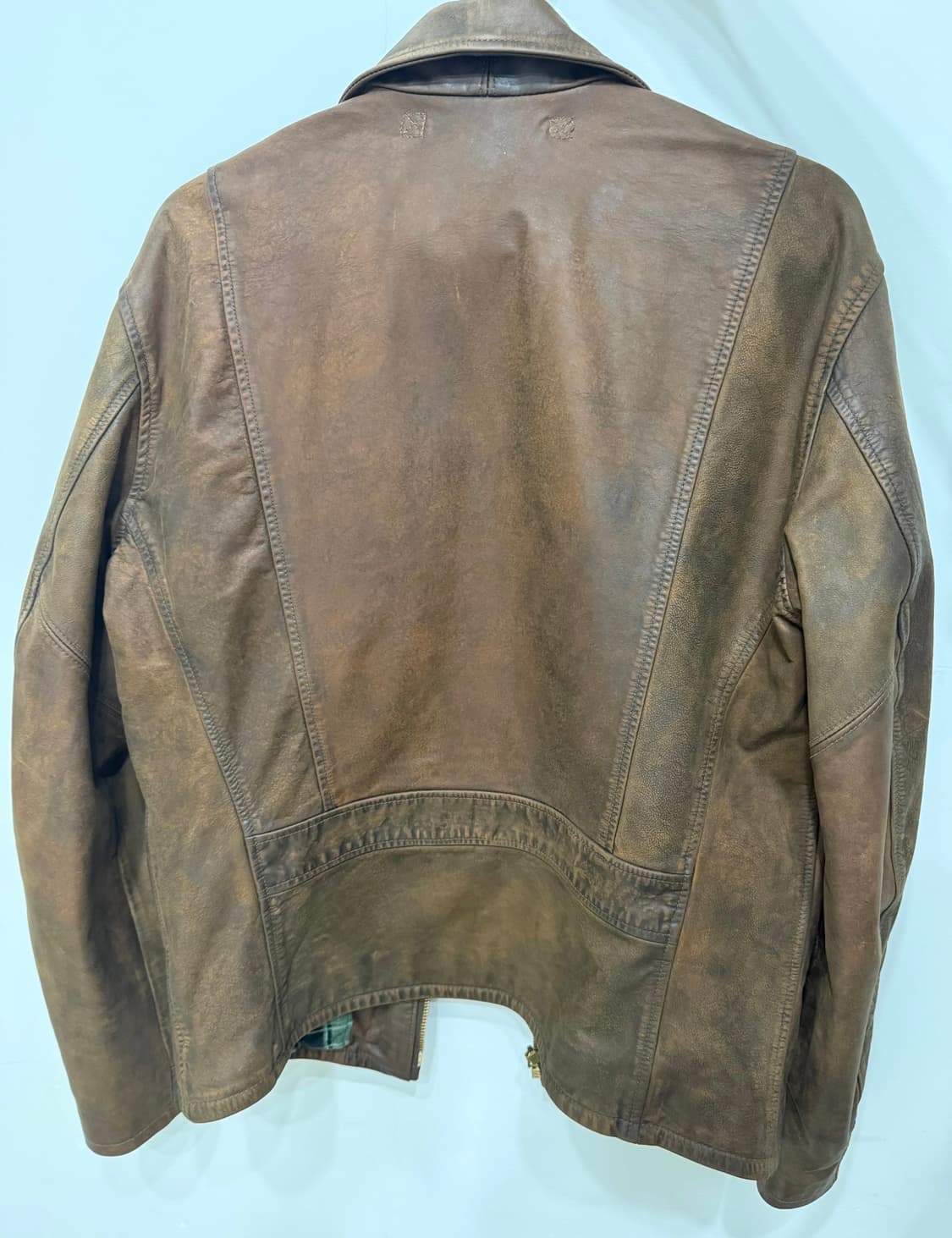 RRL 웨스턴 엠브로이디드 레더 자켓 m 상품이미지6