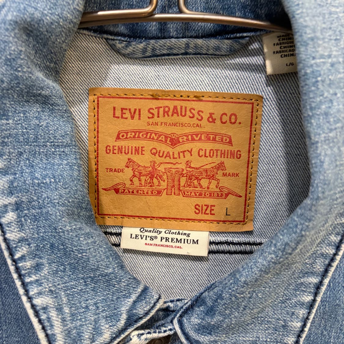 리바이스 사이드라인 데님 자켓 청자켓 상품이미지3