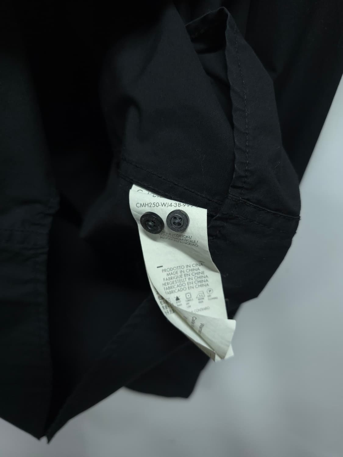 캘빈클라인(KHAKIS 라인) 블랙 워싱 셔츠 (95~100) 상품이미지10