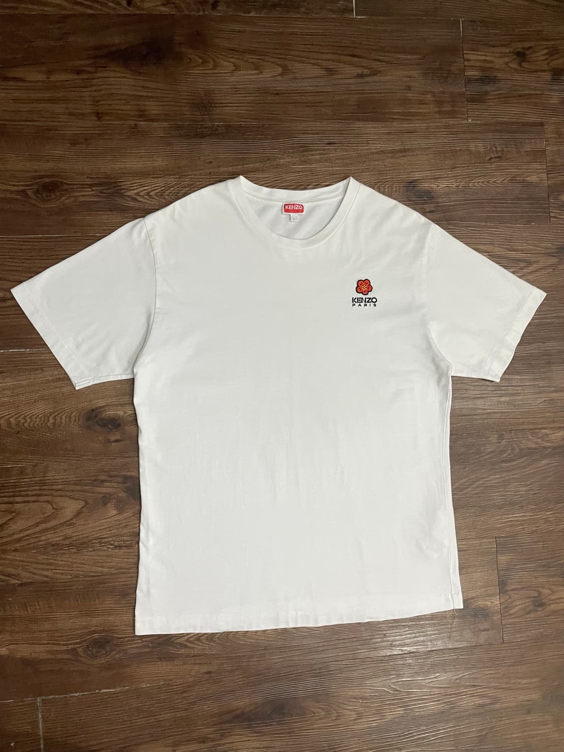 겐조 KENZO 보케 플라워 크레스트 티셔츠 화이트 상품이미지2