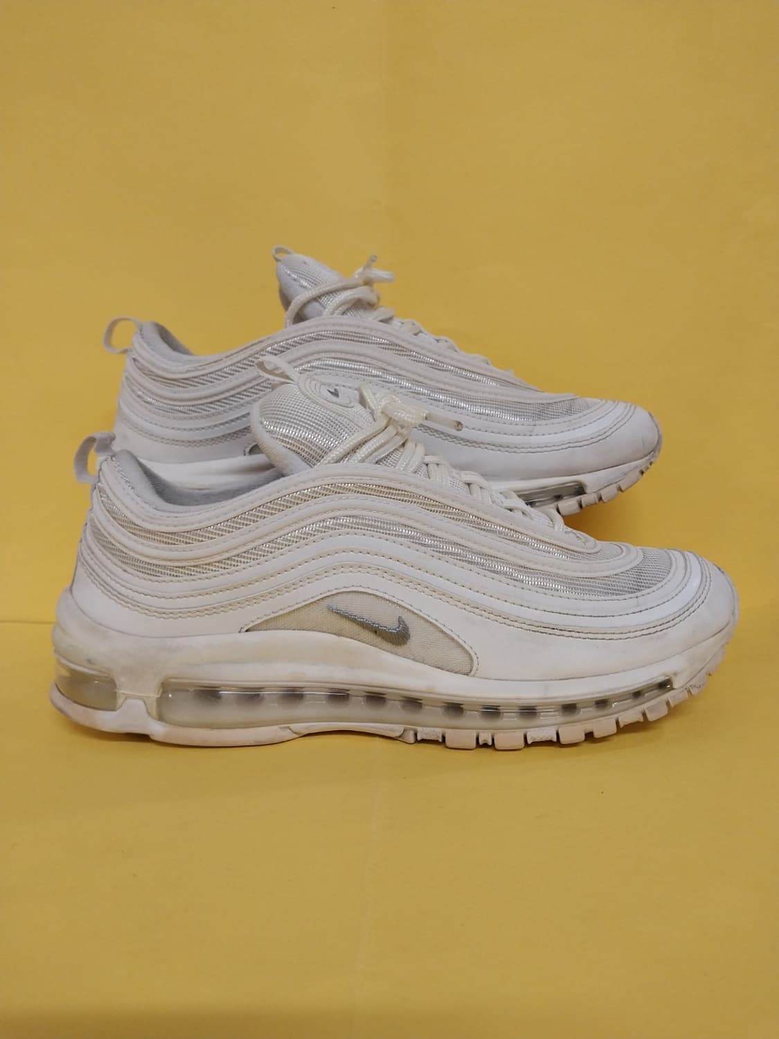 남성 나이키 에어맥스 97 트리플화이트 운동화 (255) 상품이미지3