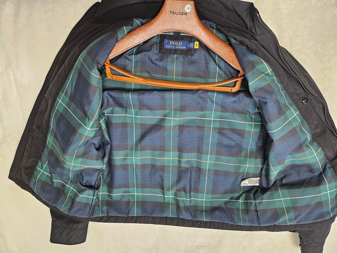 폴로 랄프로렌 해링턴 자켓 m 블랙 포니 상품이미지3