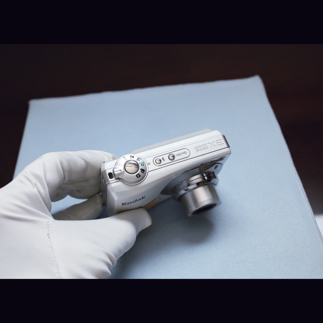 레어<준민트급><카리나>코닥 C713 펄 화이트 빈티지 디카 상품이미지3