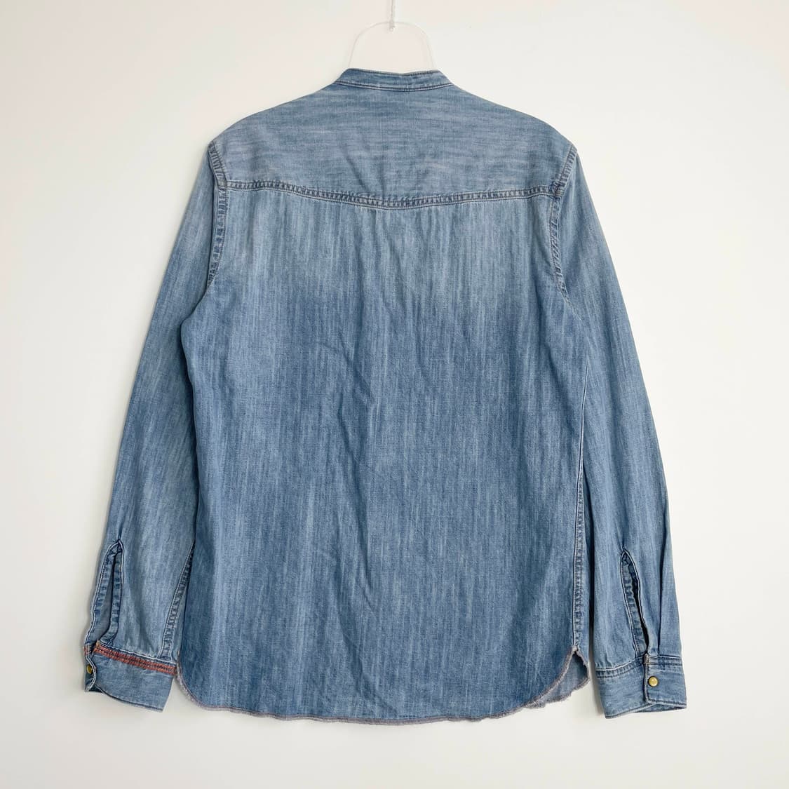B1 빈티지 라이트 데님 웨스턴 셔츠 M사이즈 상품이미지4