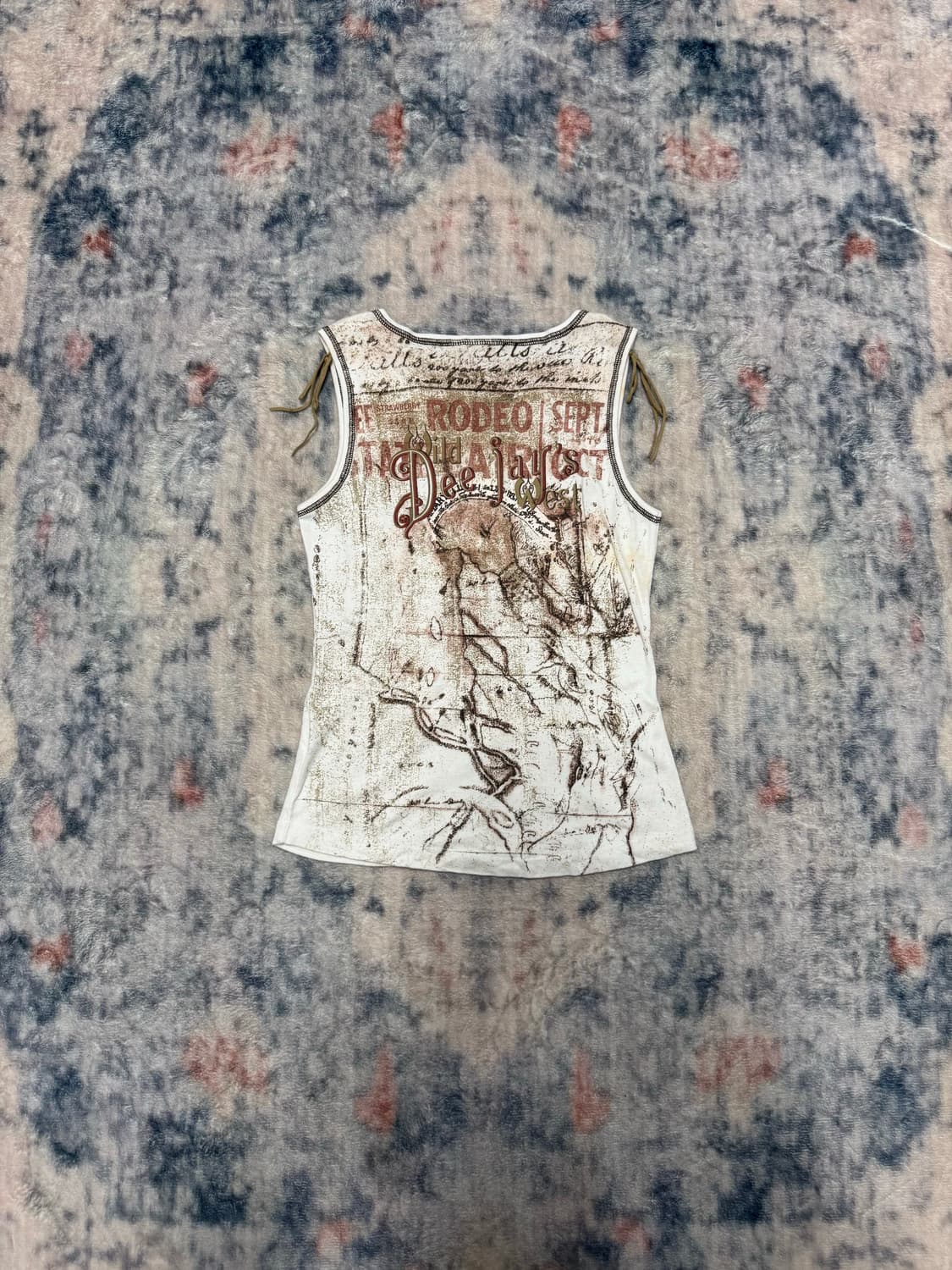 Unlnown archive lace up sleeveless 상품이미지6
