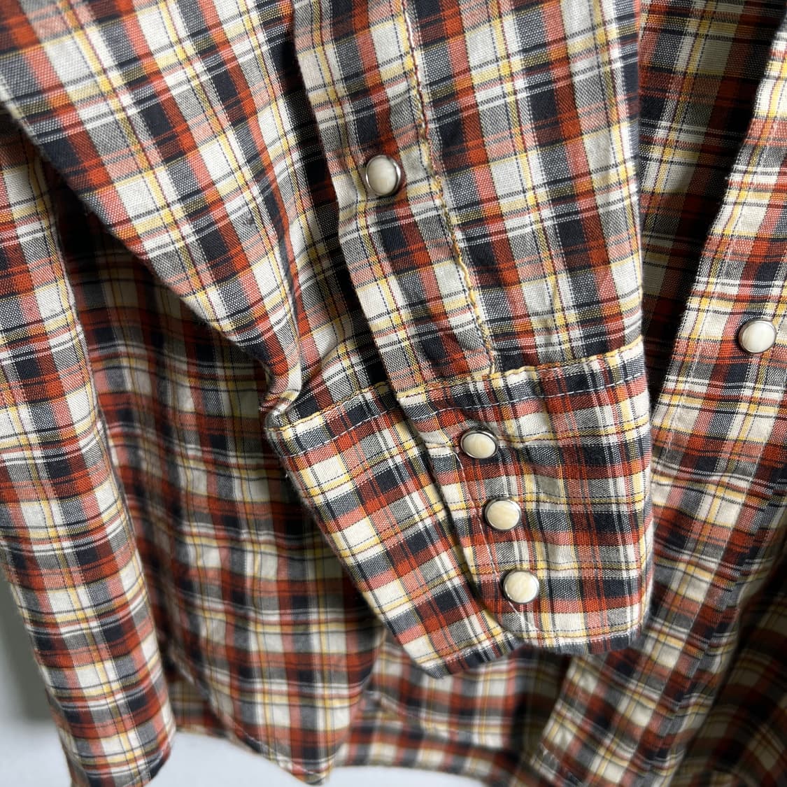리바이스 빈티지 체크 웨스턴 셔츠 XL 상품이미지8