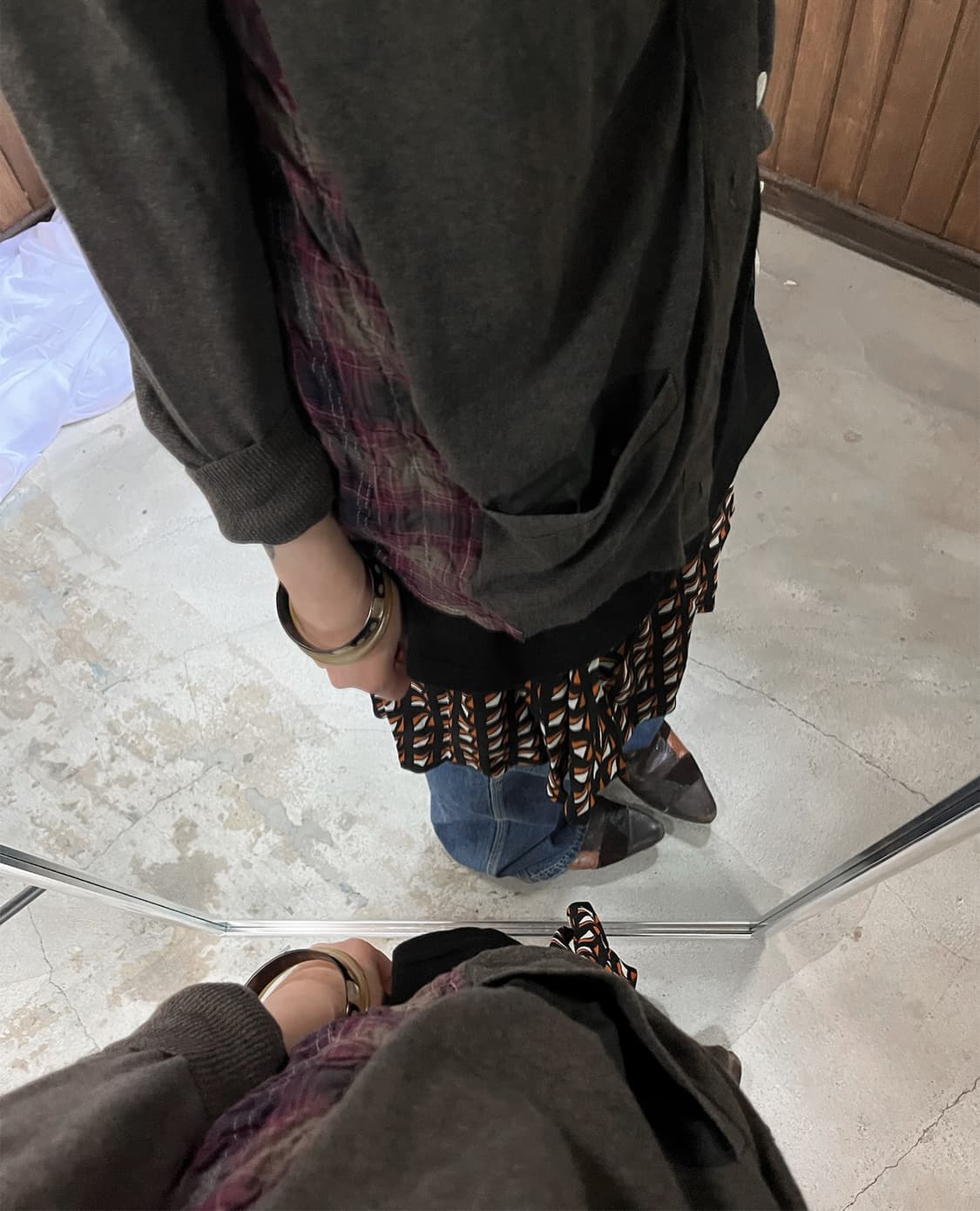 SACAI hybrid cardigan 상품이미지3