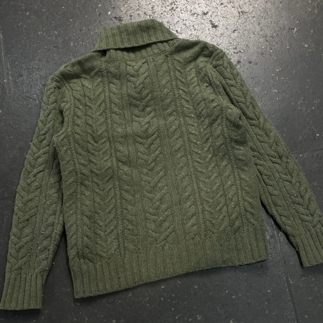 95 폴로 숄카라 꽈배기 니트  상품이미지6