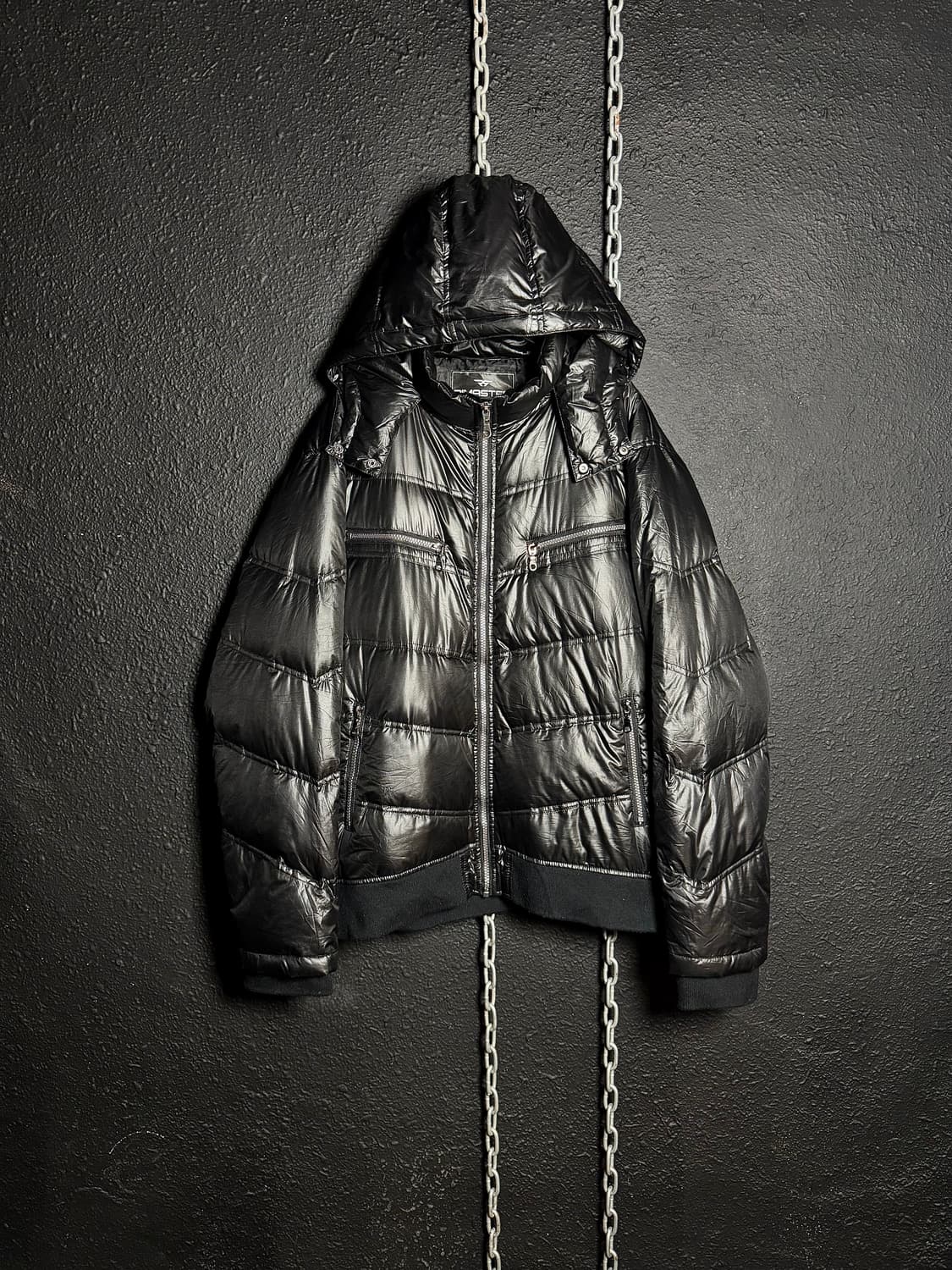 RIMASTER – Black Hooded Down Jacket  상품이미지1