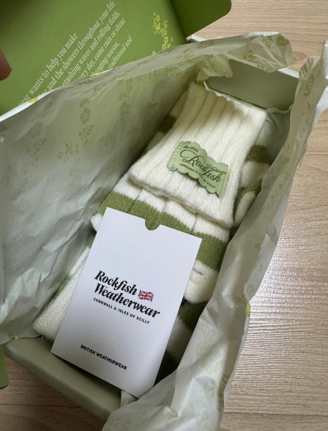  락피쉬웨더웨어 스트라이프 장갑 새상품 상품이미지5