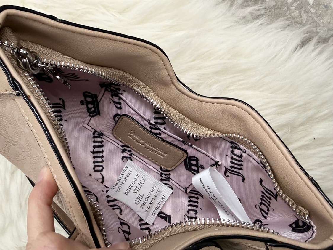 쥬시꾸뛰르 로고 갸루 페이던트 큐빅백 상품이미지6