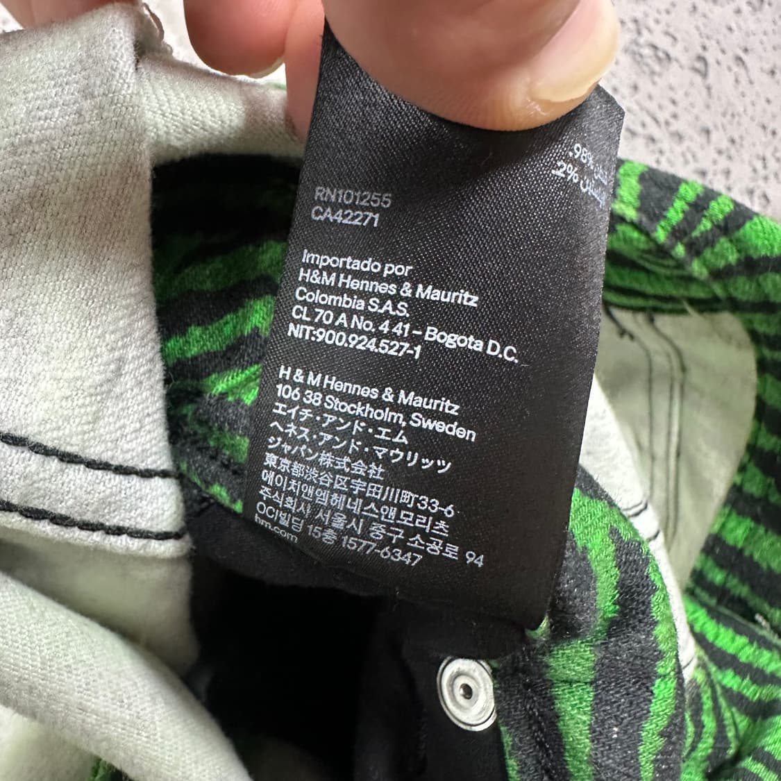 ✨ (유일매물) 겐조 x H&M 지브라 올인원 호랑이 점프 수트 상품이미지8