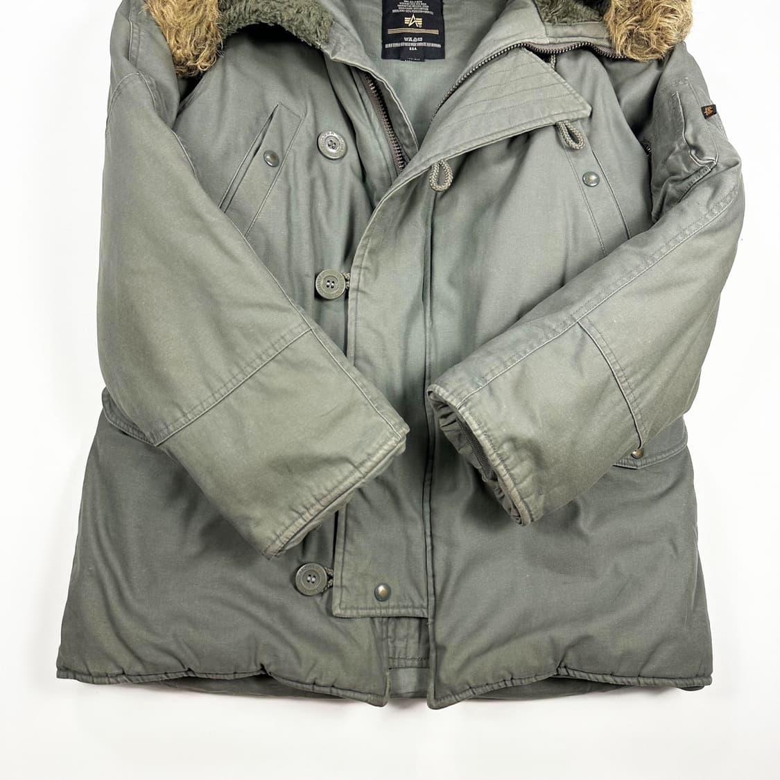 알파인더스트리 N3B 카키 사파리 점퍼 자켓 (M) 상품이미지3