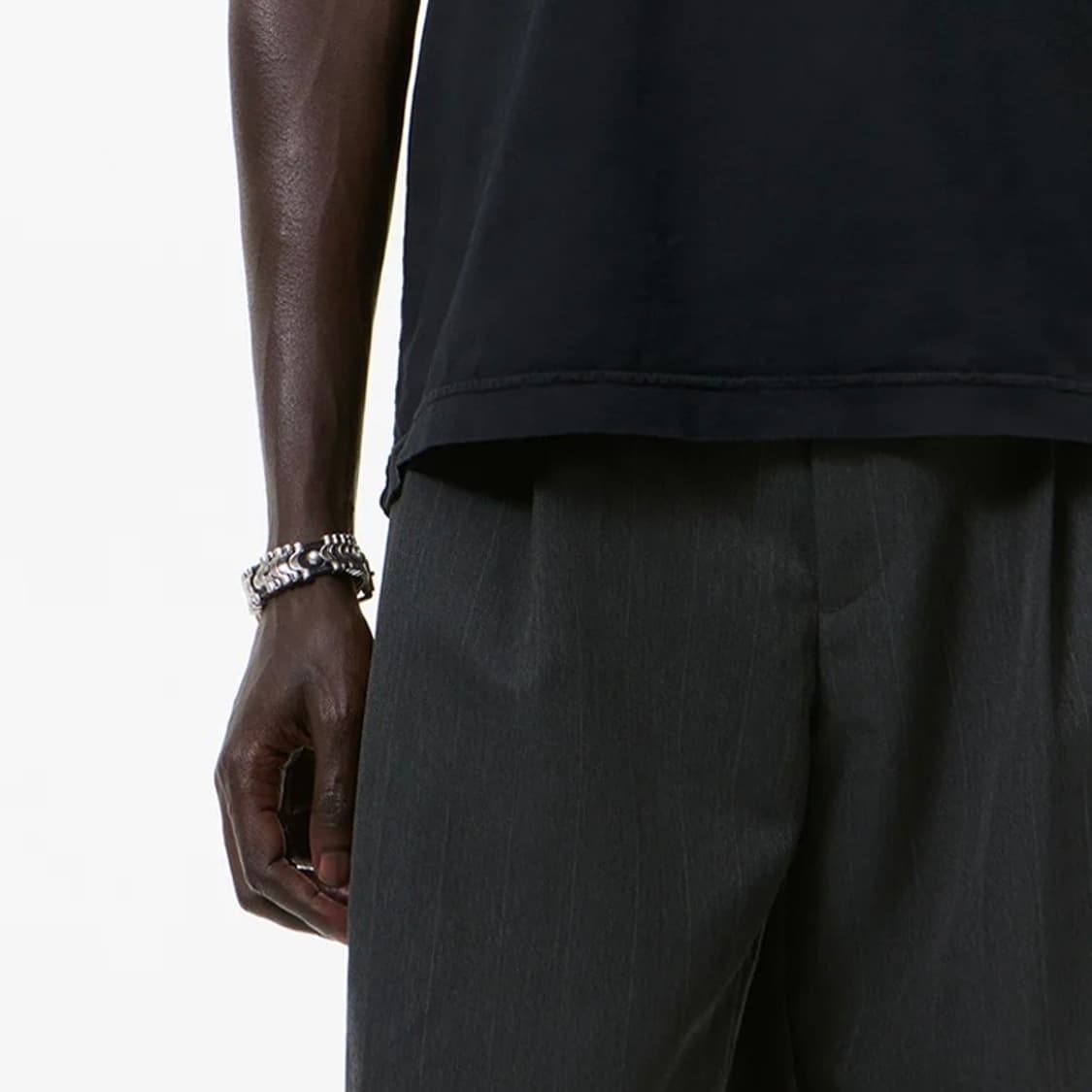 아워레가시 26ss WAVE BRACELET 팔찌/블랙 상품이미지2