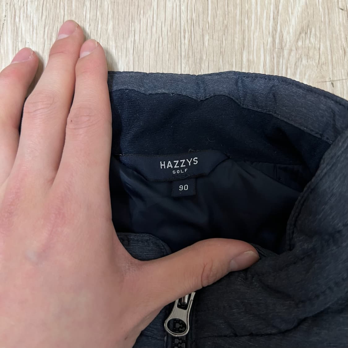 헤지스 골프 덕다운 경량 패딩조끼 S/90  상품이미지5