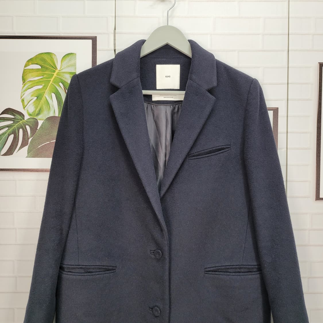 구호 울캐시미어 혼방 자켓 롱 코트 66사이스 상품이미지2