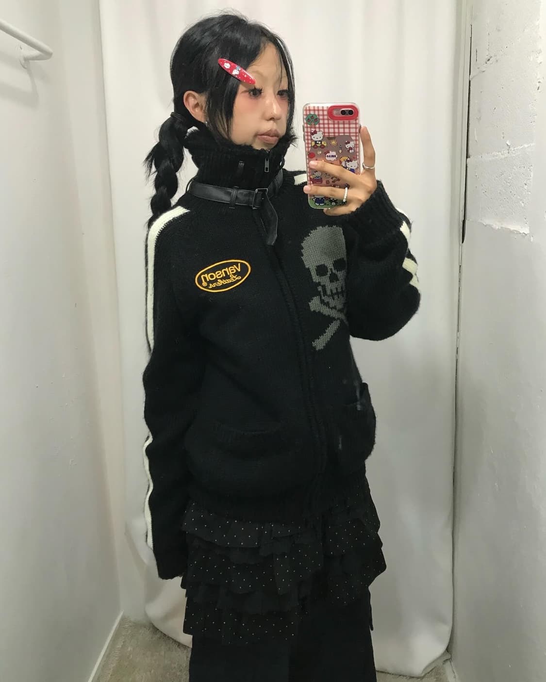 Vanson Skull Cowichan Sweater 상품이미지5