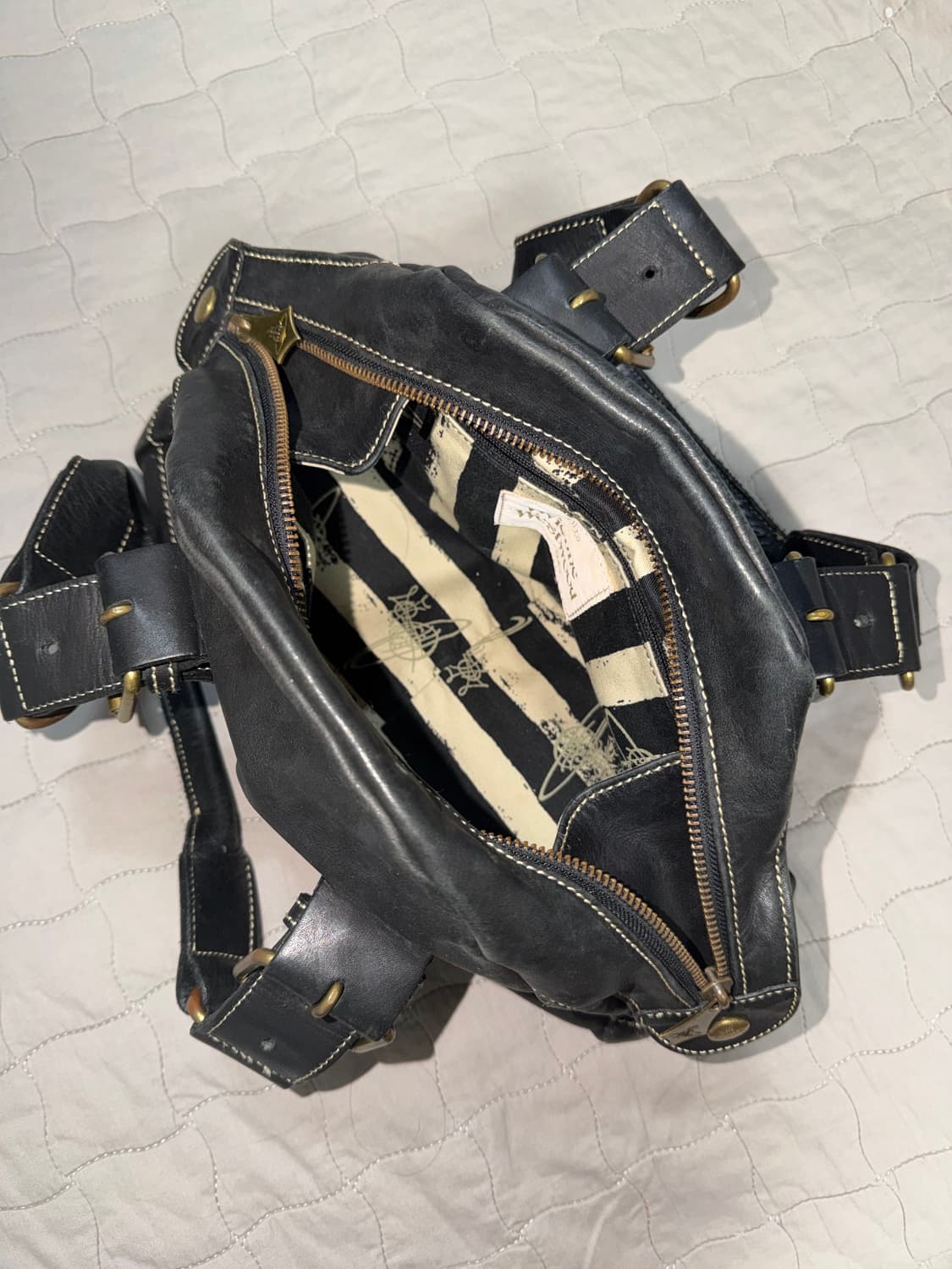 비비안 웨스트우드 빈티지 블랙 숄더백 상품이미지4