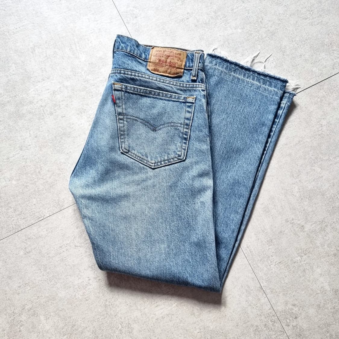 90s USA Levis 505 Cut Edge 32/30 상품이미지1