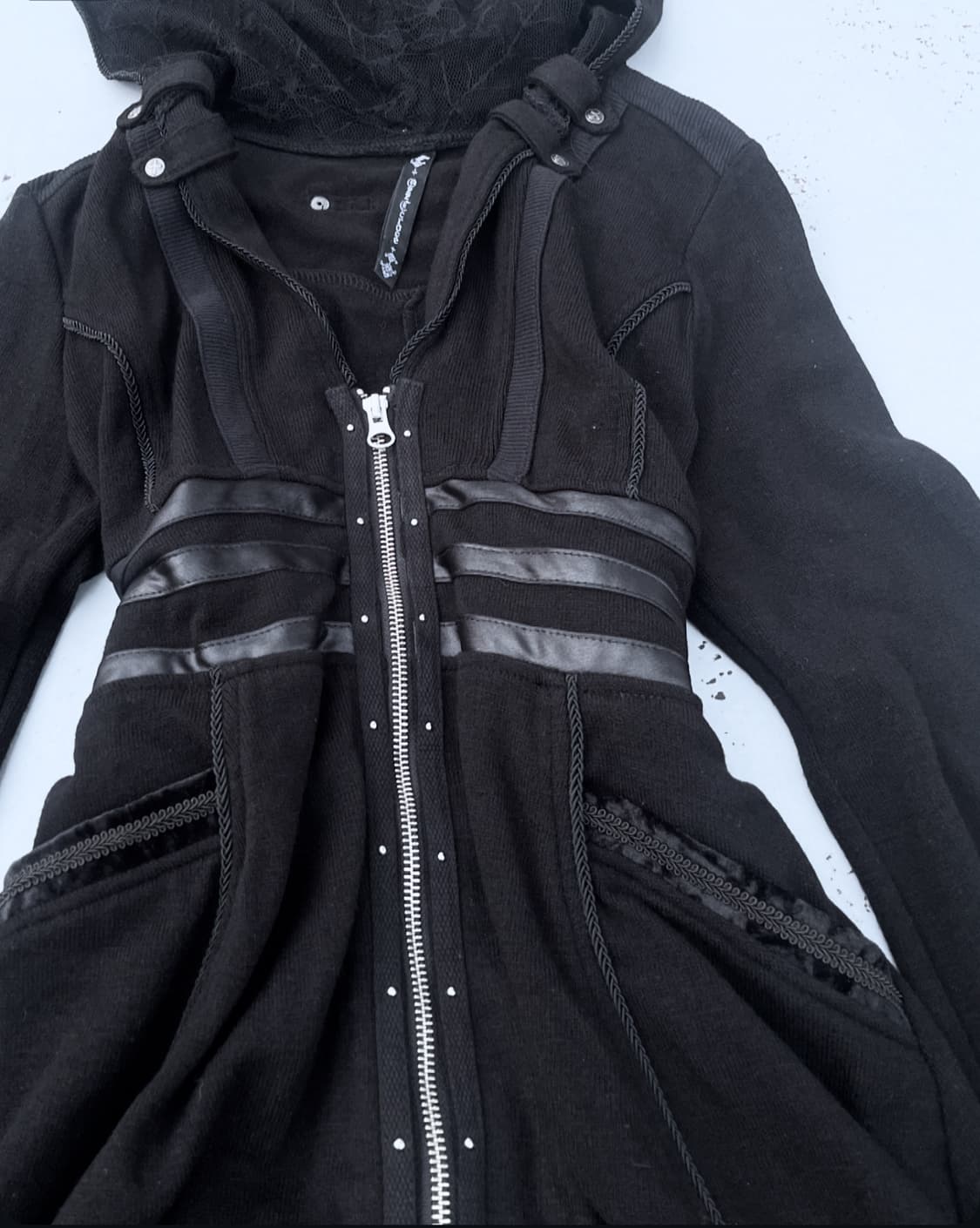 Ozzon ozzcroce knit dress 오즈온 고딕 원피스 상품이미지3