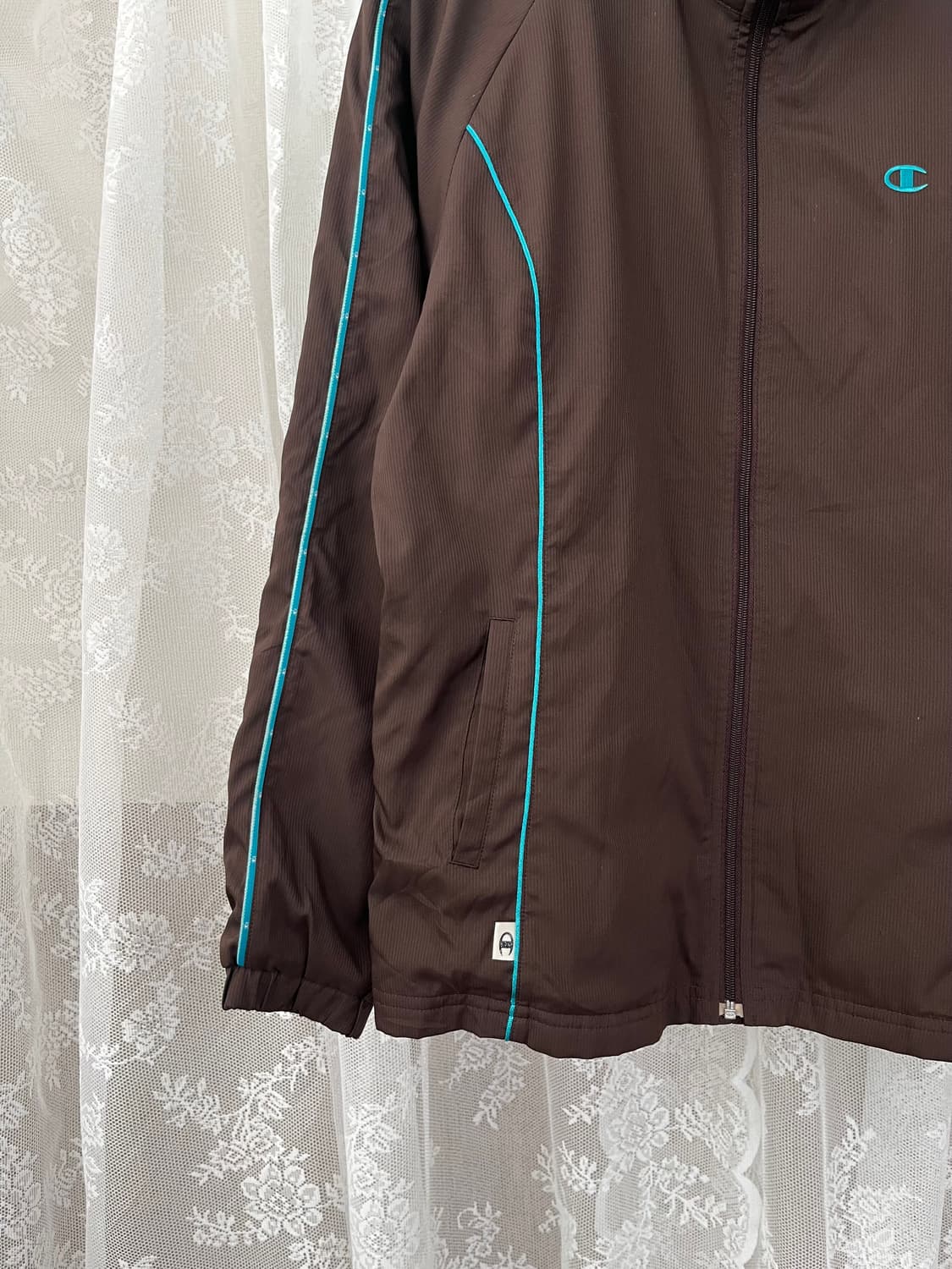 L)챔피온 민트초코 져지 브라운 트랙 자켓 상품이미지3