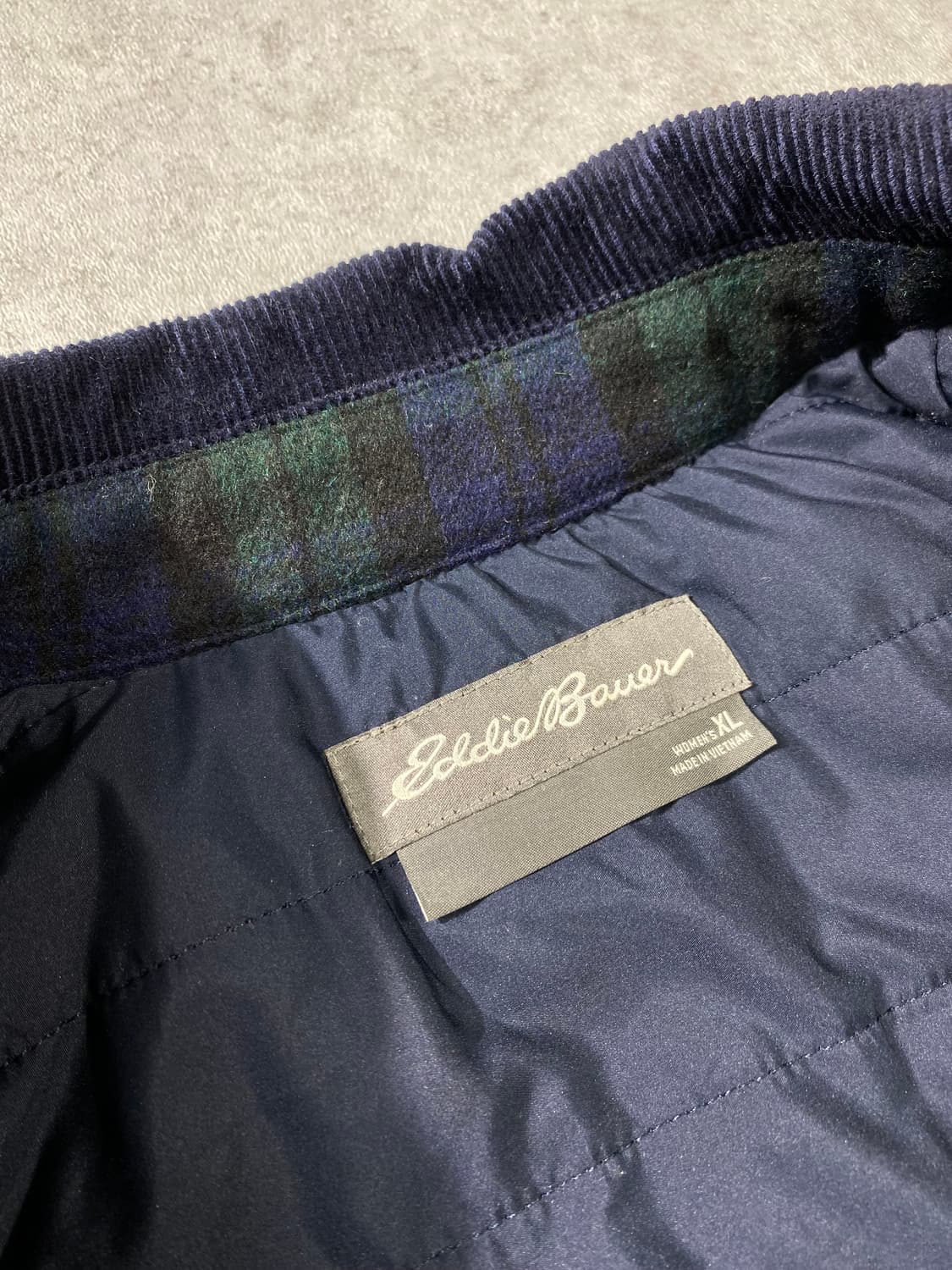 [XL] Eddie Bauer 에디바우어 블랙와치 울 체크 자켓 상품이미지8
