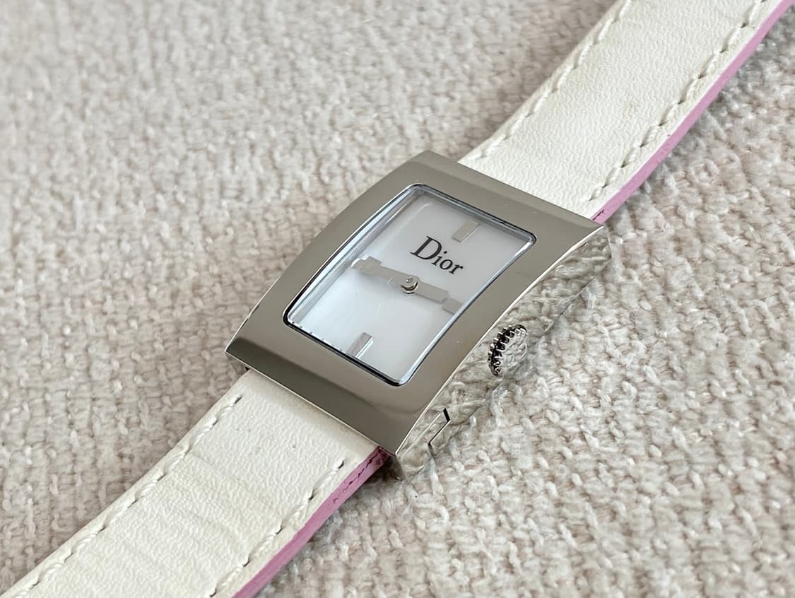 크리스찬 디올 마리스 화이트 자개 다이얼 쿼츠 상품이미지7