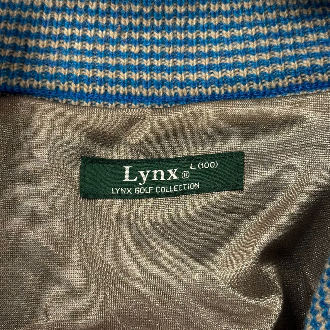 [L] 링스 Lynx 골프 울 방풍 반집업 집업 니트 상품이미지6