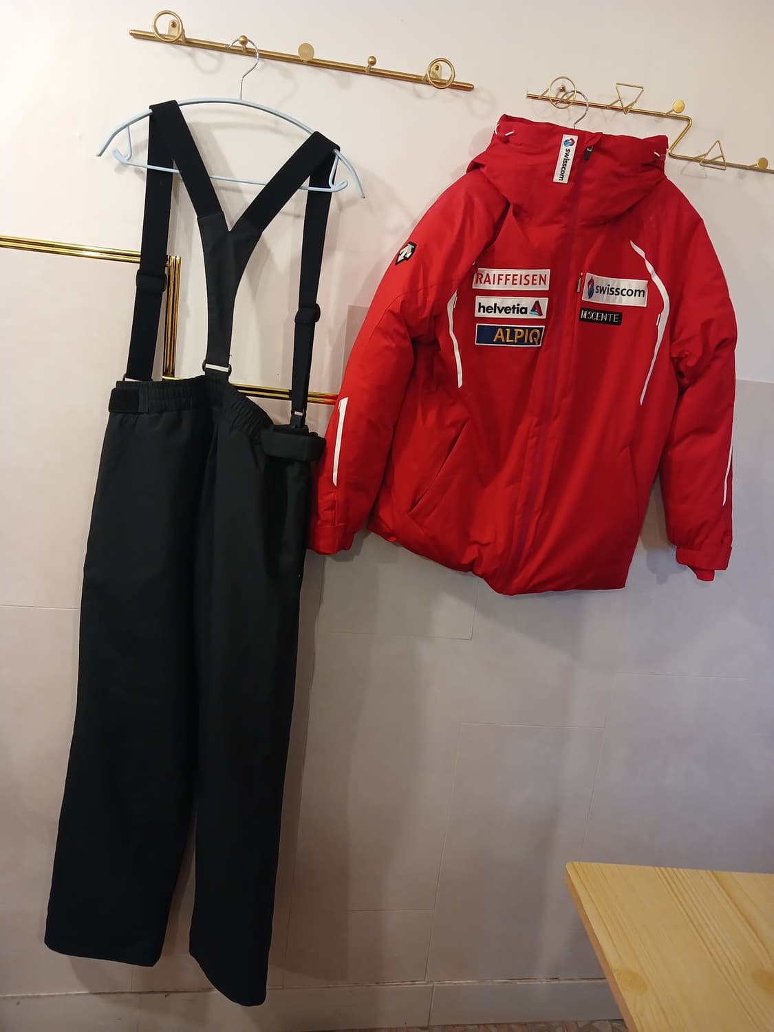 데상트 정품 남여공용 스키복 상하의 세트 (상 105, 하 L) 상품이미지1