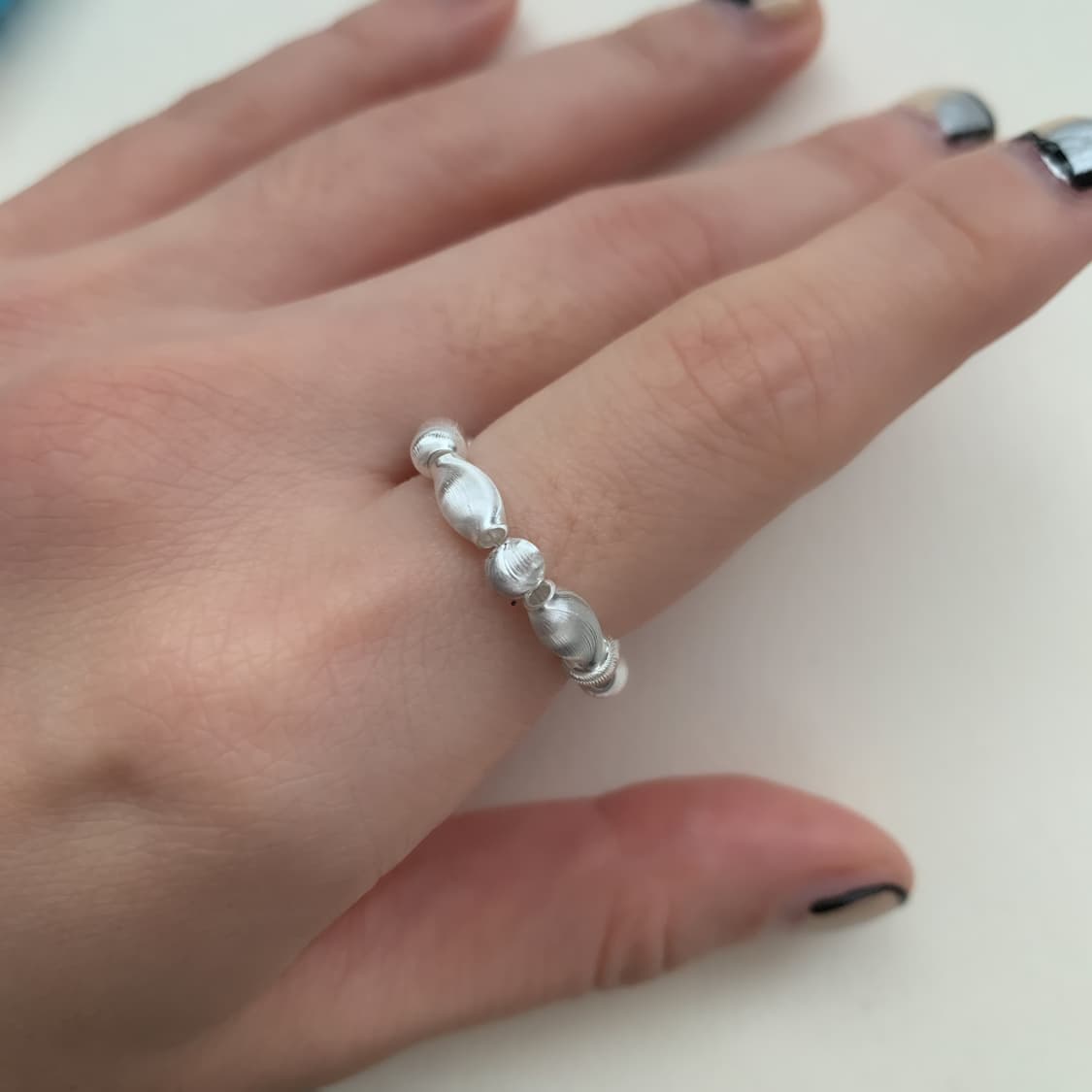 925 컷팅볼반지 상품이미지3