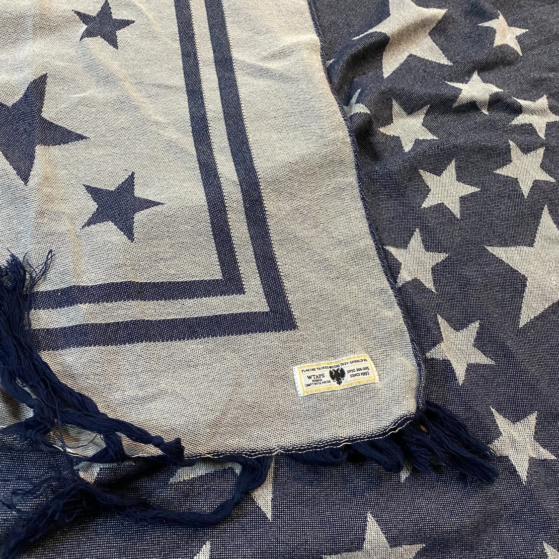 Wtaps 더블탭스 별 패턴 스카프 상품이미지3