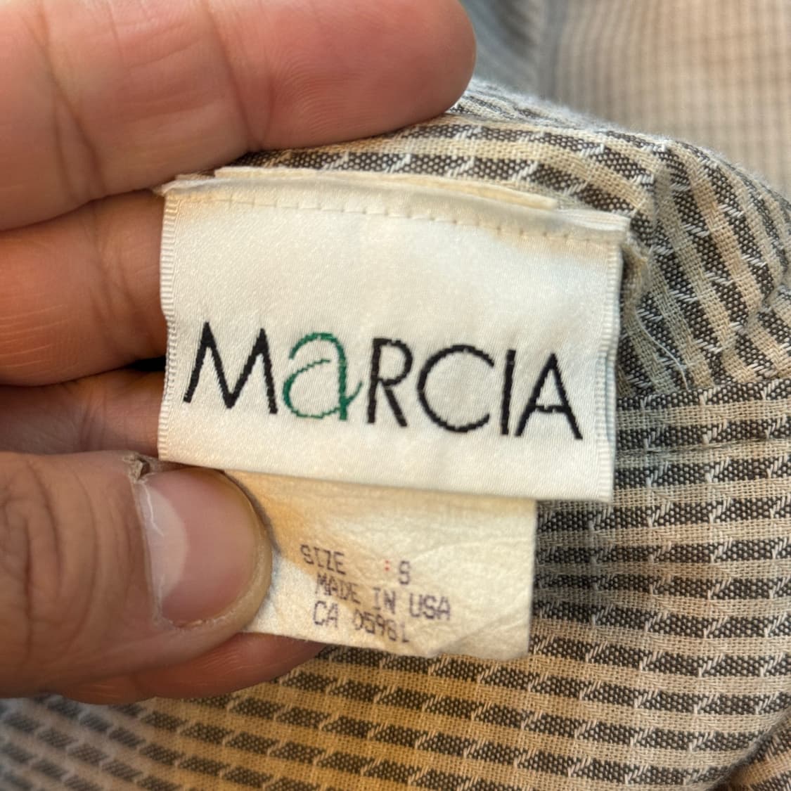 80 ~ 90S MARCIA USA 미국 리버서블 코튼 자켓 스윙탑 상품이미지9