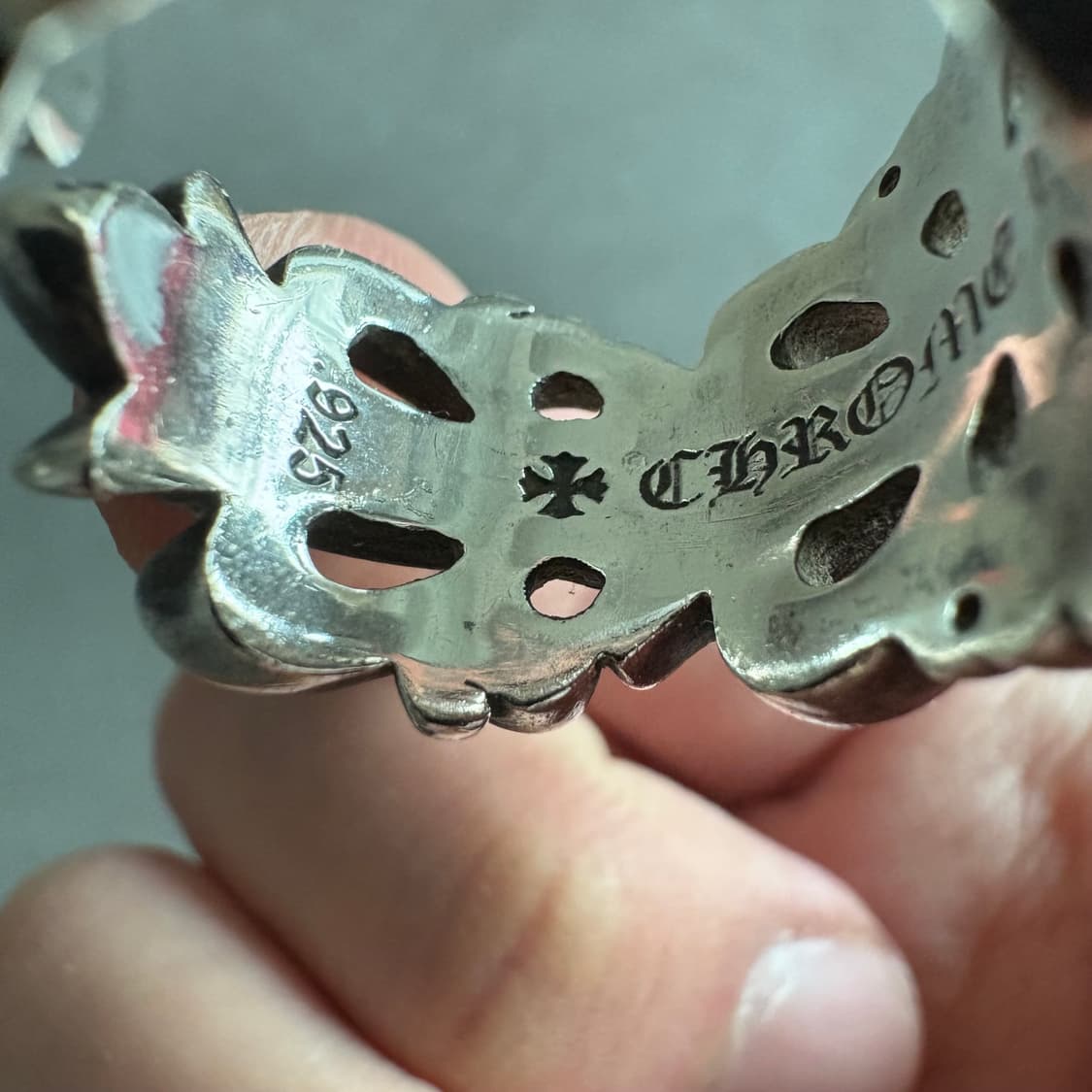 크롬하츠 더블 플로랄 링 us 9.5 반지 상품이미지3