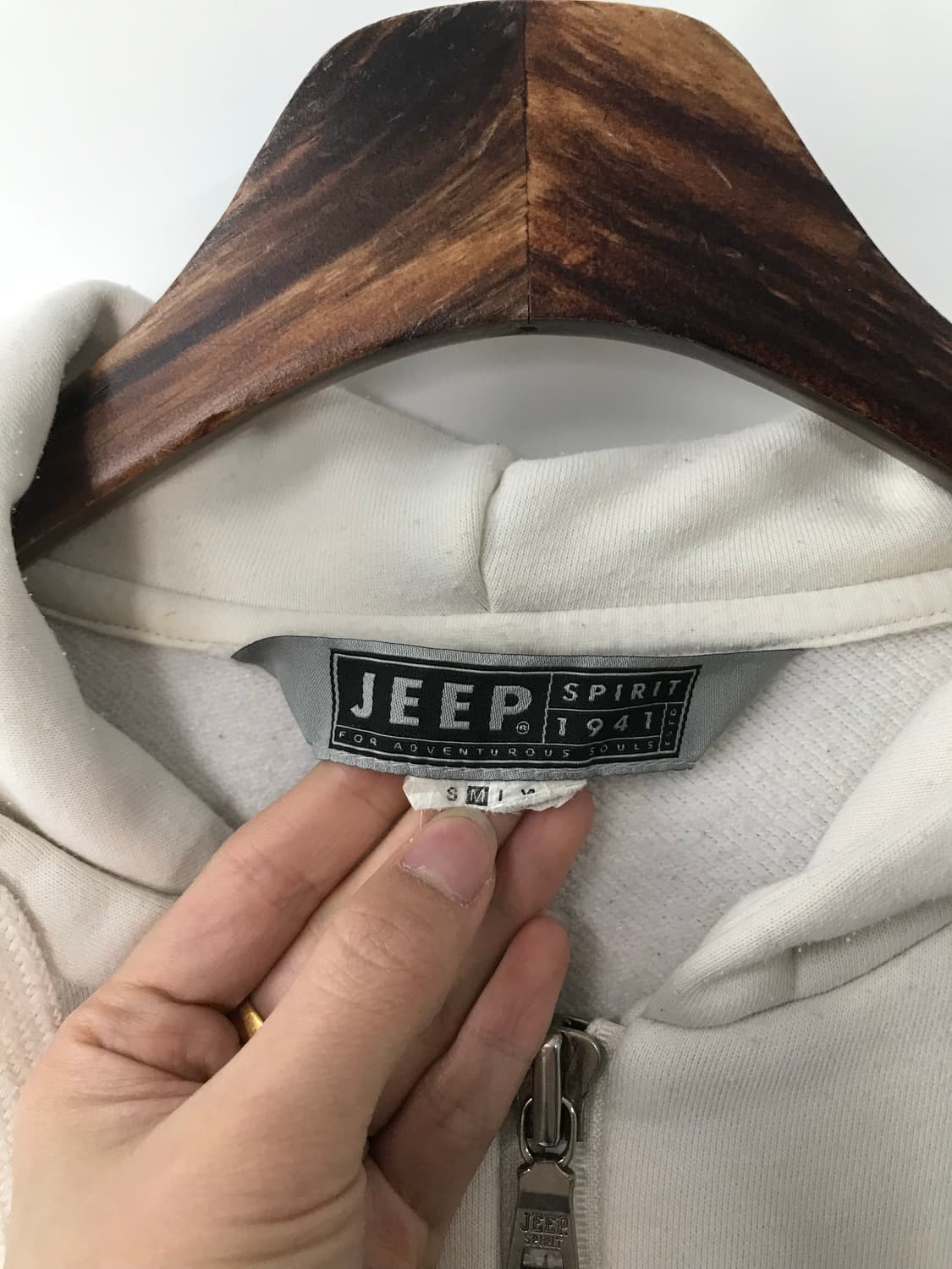 jeep 지프 화이트 후드집업  상품이미지6
