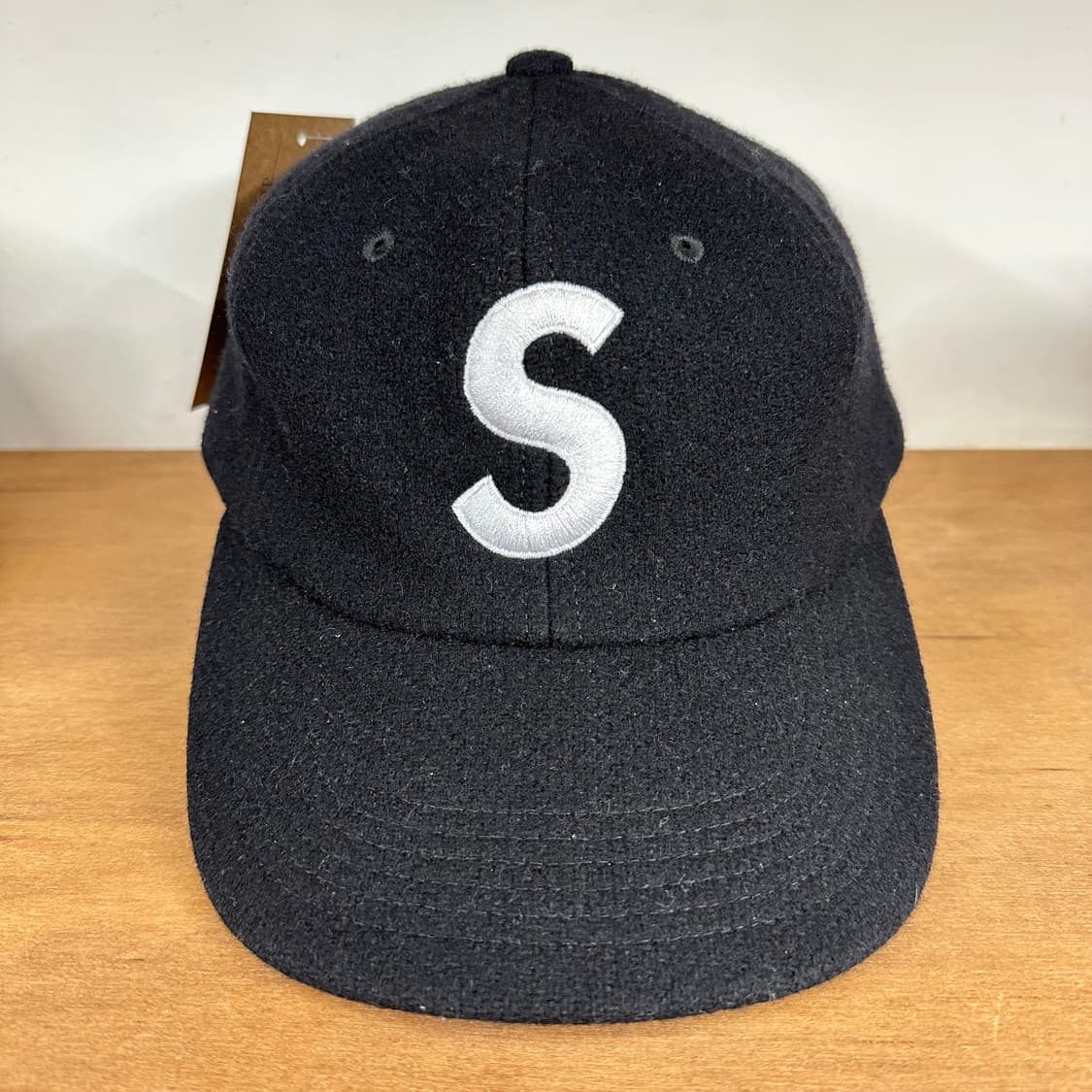 2015FW 슈프림 울 S 로고 캡 상품이미지1