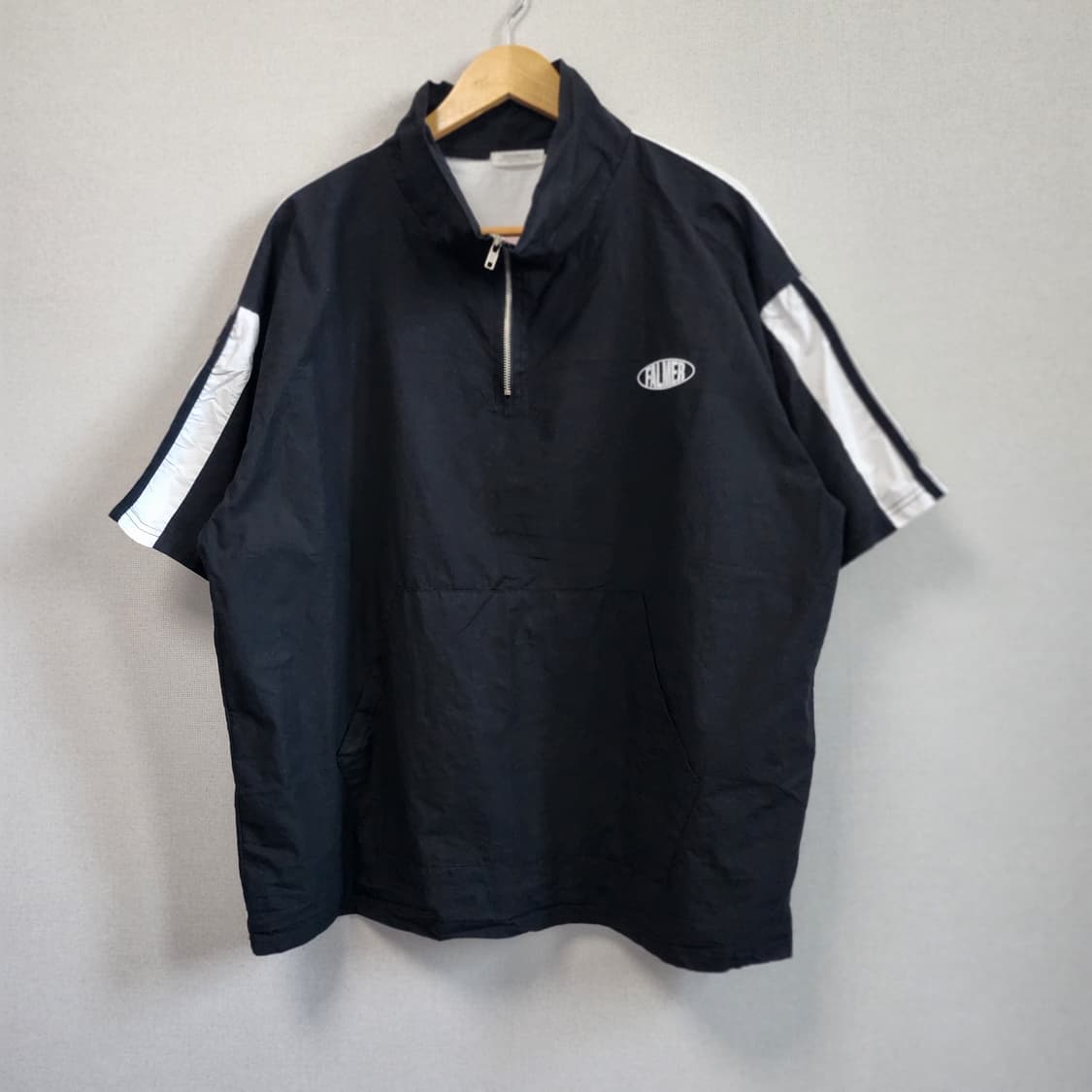 [XL] 올드스쿨 아노락 반팔 바람막이 블랙 상품이미지1