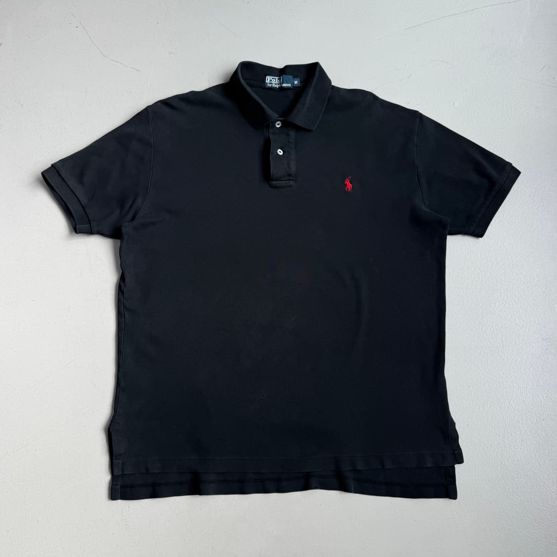 폴로 포니 PK 카라 반팔 티셔츠 블랙 상품이미지2