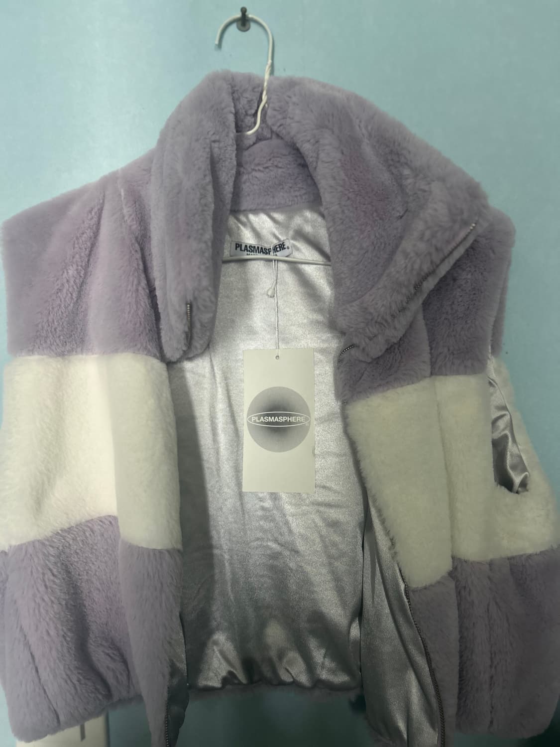 플라즈마 스페어 퍼 조끼 Suger vest (violet) 상품이미지2