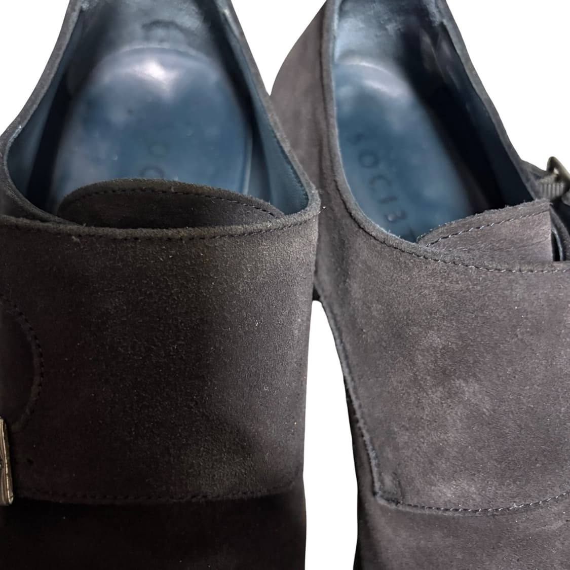 society 스웨이드 레더솔 몽크스트랩 더비 슈즈 8.5 270-275 상품이미지3