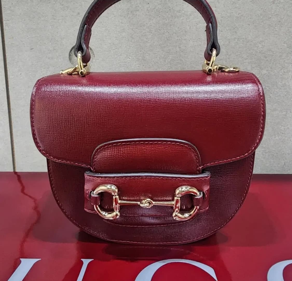 구찌 홀스빗 1955 미니 탑핸들 레드 24년식 상품이미지4