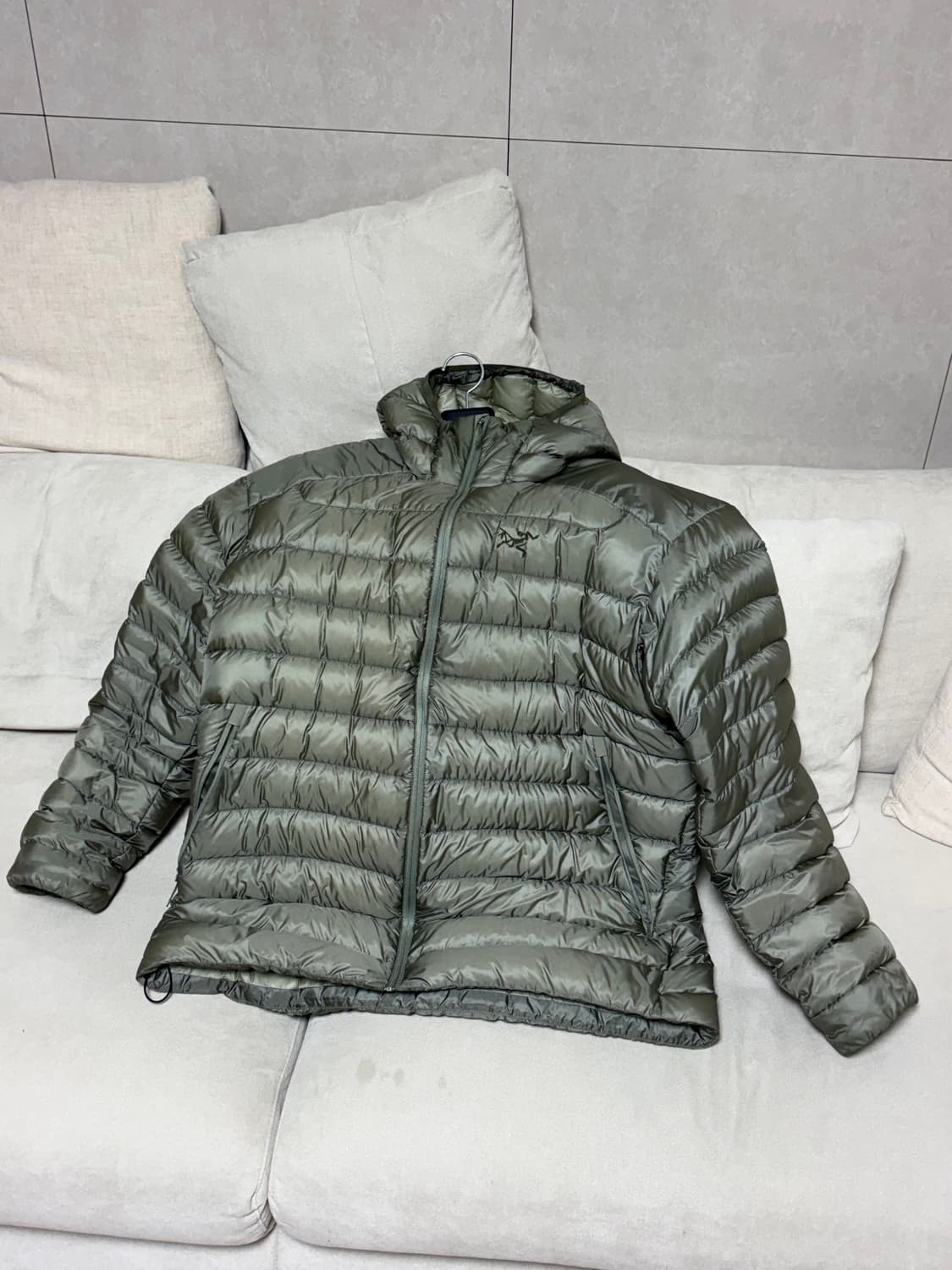 아크테릭스 세륨 후디 디스토션 희귀색상 극미중고 xxl 상품이미지1