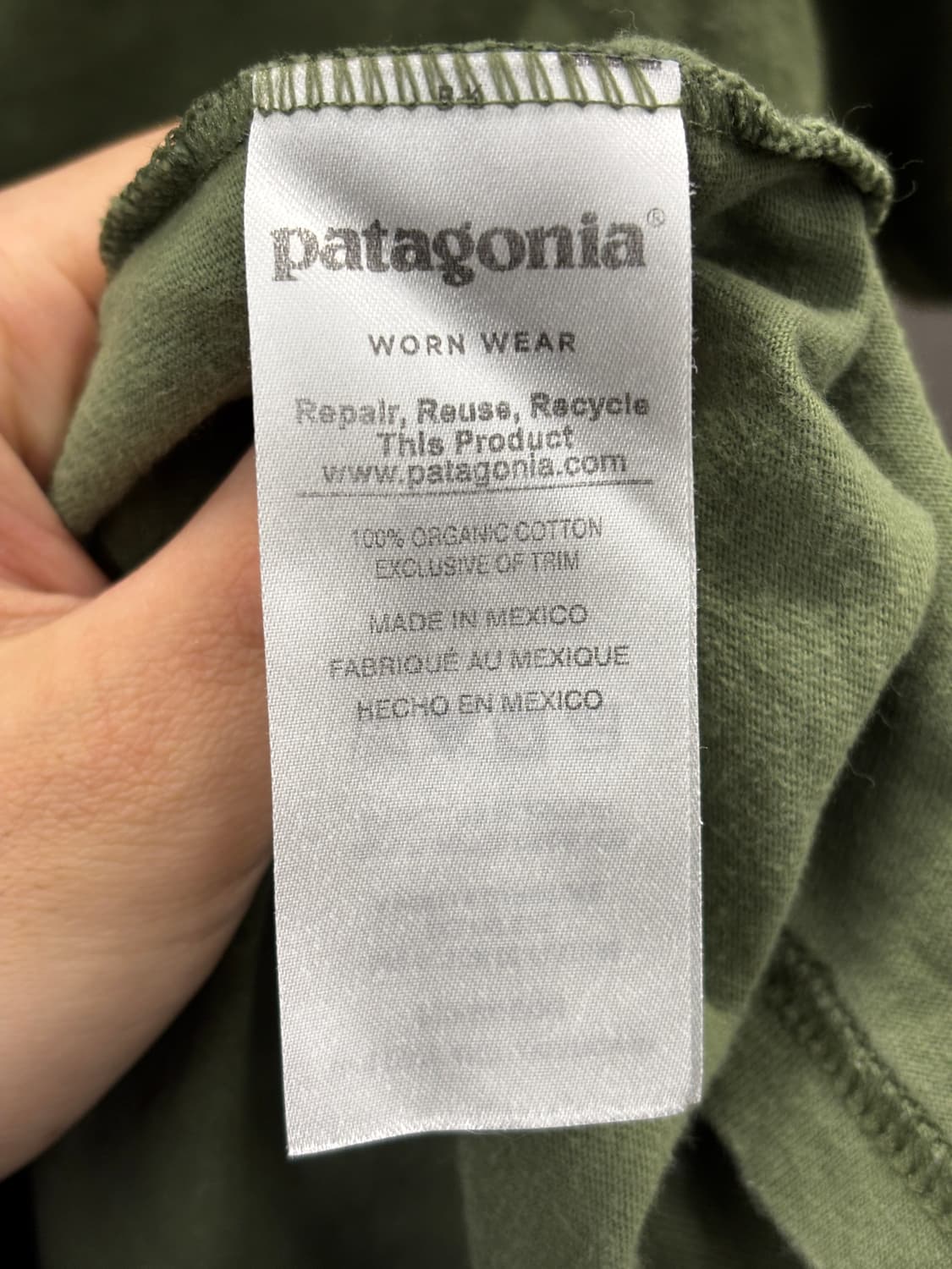 파타고니아 P-6 로고 리스판서빌리 남성 반팔티 상품이미지5