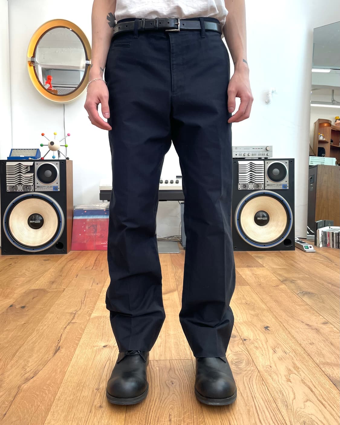 [31] 버버리 스트라이프 코튼 팬츠 상품이미지1