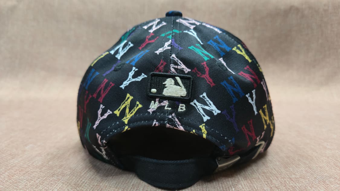엠엘비 일회착용 모노그램 레인보우 스트럭쳐 볼캡 NY 상품이미지4