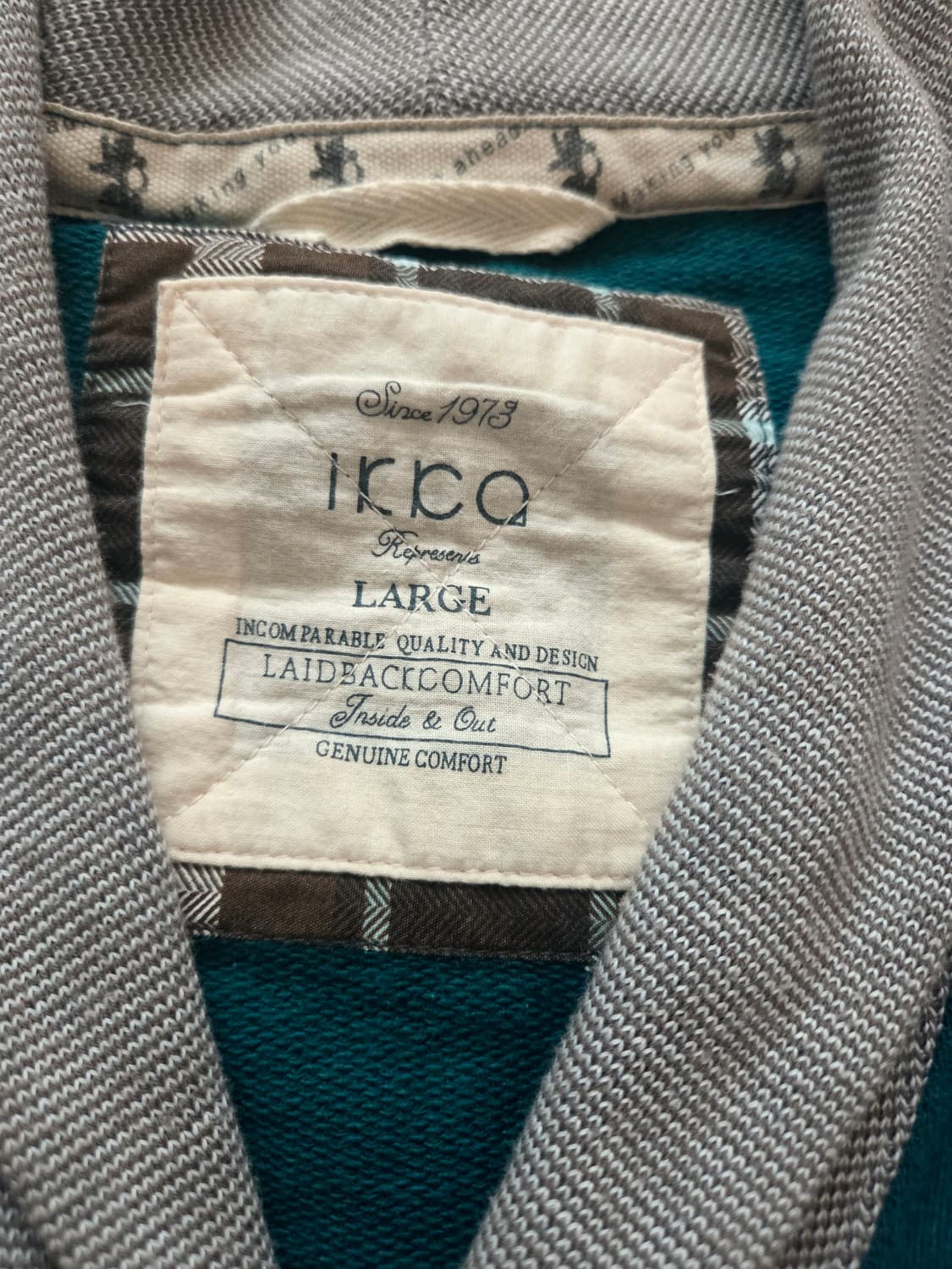 Vintage  럭비 그린 가디건 Letterd Cardigan 상품이미지2