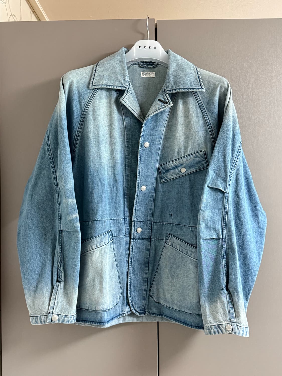 비헤비어 부쉬 헌팅 자켓 워시드 데님 상품이미지1