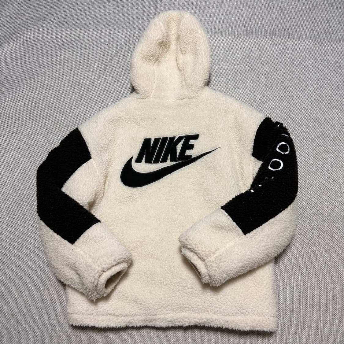 나이키 스우시 빅로고 배색 플리스 자켓 상품이미지4