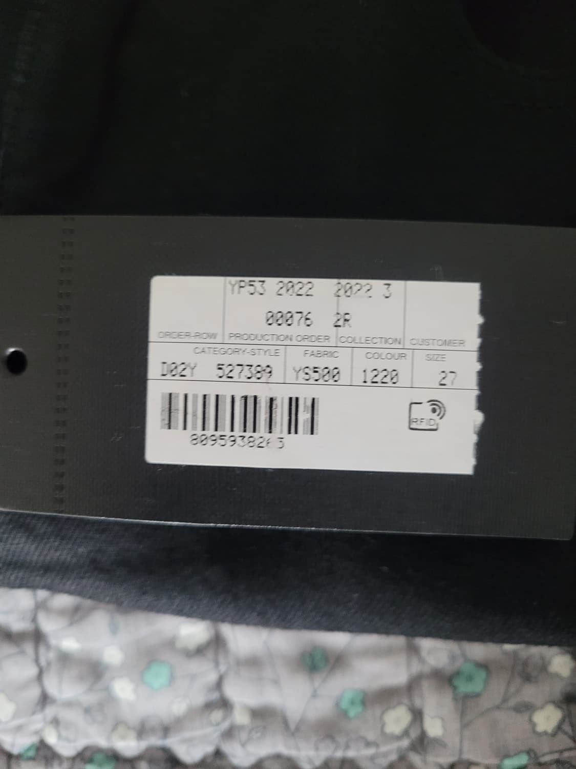 생로랑 퍼머넌트 블랙진 27 사이즈 상품이미지6