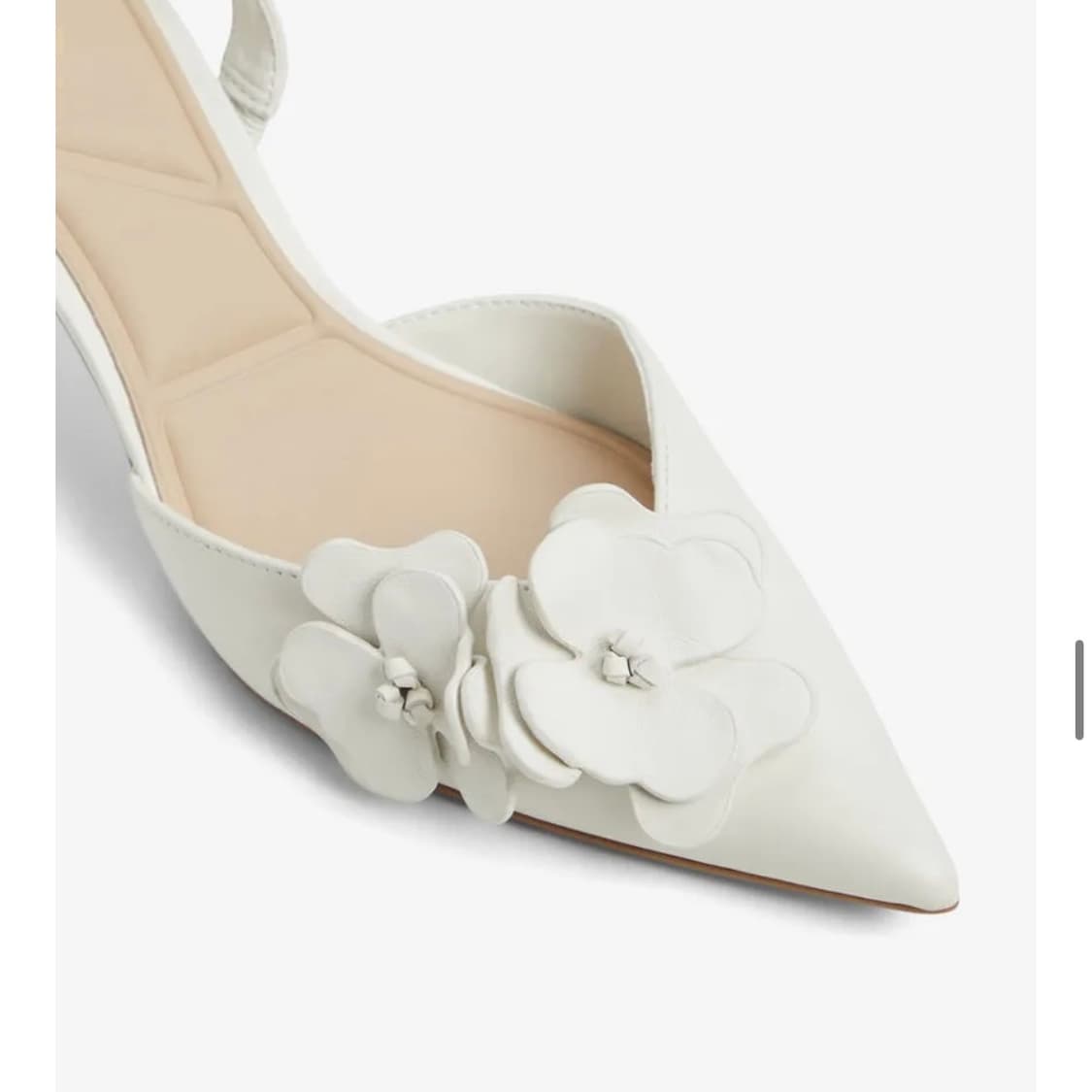 알도 웨딩구두 웨딩슈즈 양가죽 플라워 펌프스 힐 화이트 240 상품이미지9